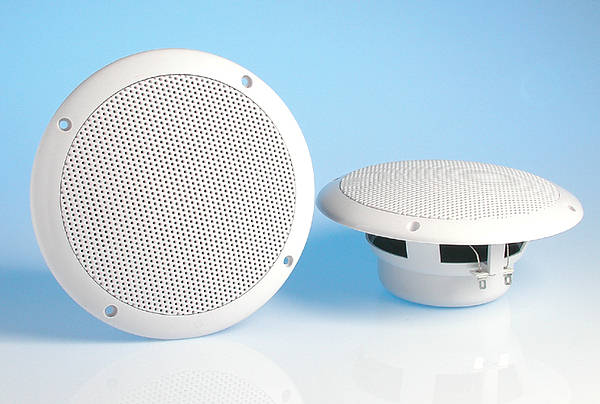 Water shop resistant speakers