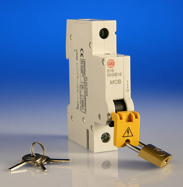 Padlock and Locking Device for MCBs and RCBOs
