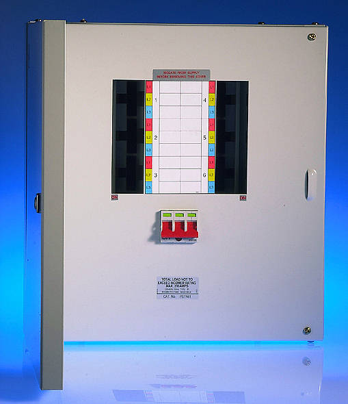 6 Way 125 Amp TP&N Distribution Board 30 amp wiring 