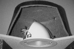 Cables may be pushed through the vent slots in the cover.