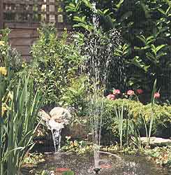 Fountain and Waterfall