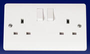 Click Mode Twin Sockets - White product image