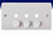 Click Mode Dimmer Plates - White product image 3